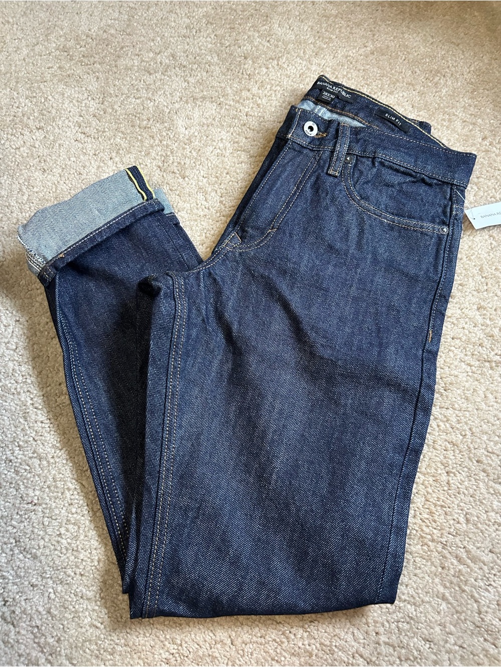 Banana Republic slim selvedge jeans (28x30) NWT